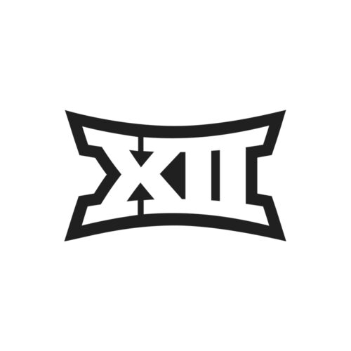 Black and white logo featuring the Roman numeral XII