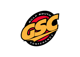 Gulf South Conference (GSC) logo featuring bold letters